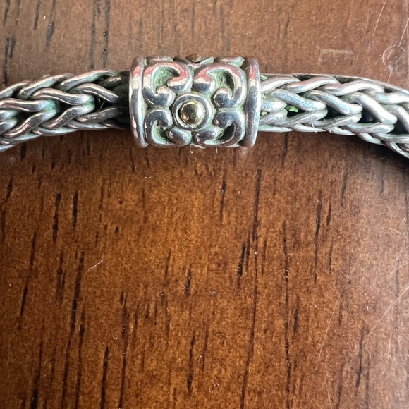 John Hardy vintage Jaisalmer three bead gold & silver necklace - Picture 2 of 9